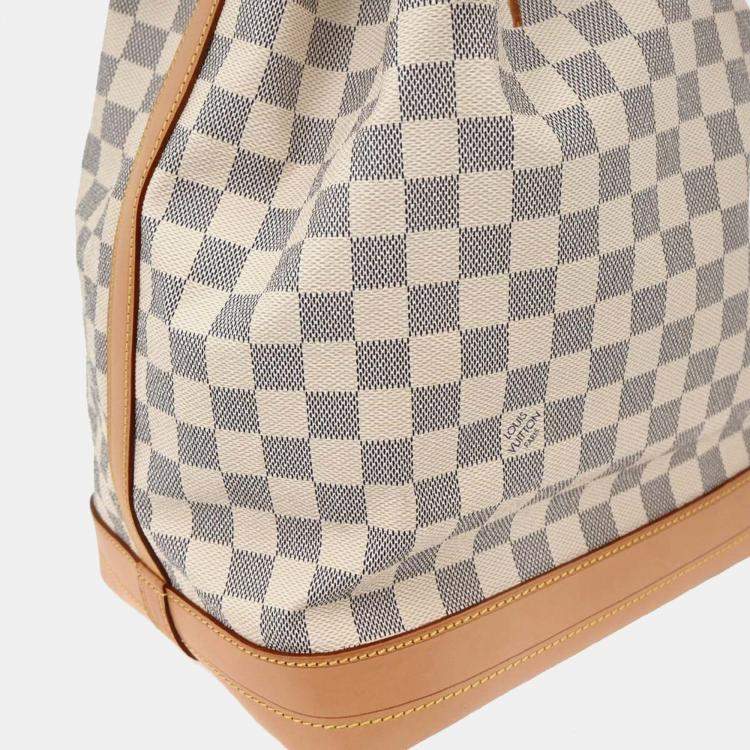 Pre Owned Louis Vuitton Damier Azur Noe Coated Canvas Shoulder Bag