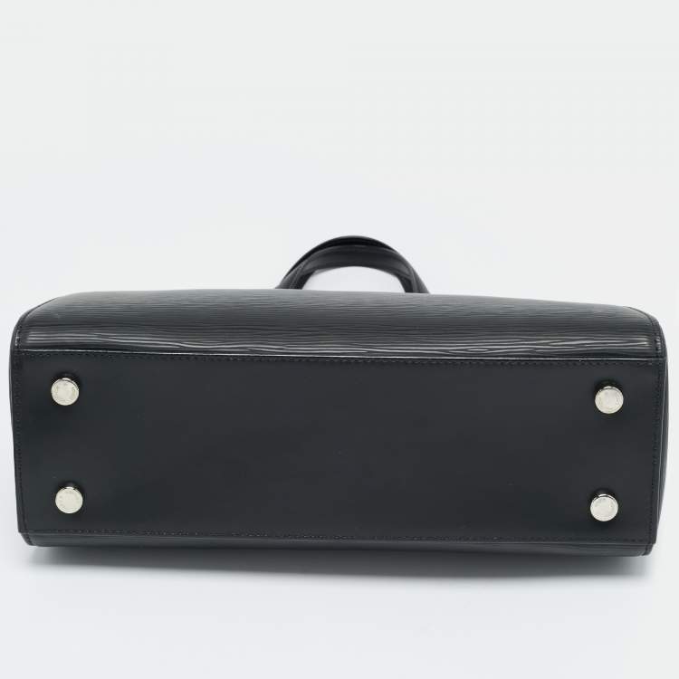 Pre Owned Louis Vuitton Black Epi Leather Brea MM Bag