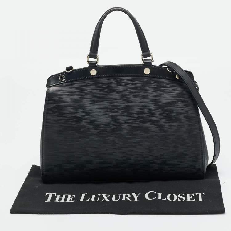 Pre Owned Louis Vuitton Black Epi Leather Brea MM Bag