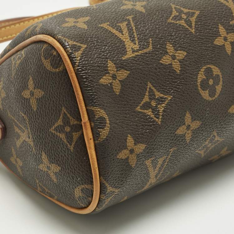 Pre Owned Louis Vuitton Monogram Canvas Nano Speedy Bag