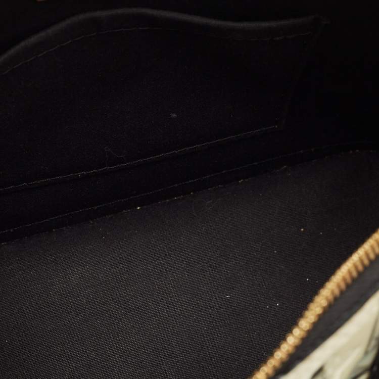 Pre Owned Louis Vuitton Black Monogram Vernis Stickers Alma BB Bag