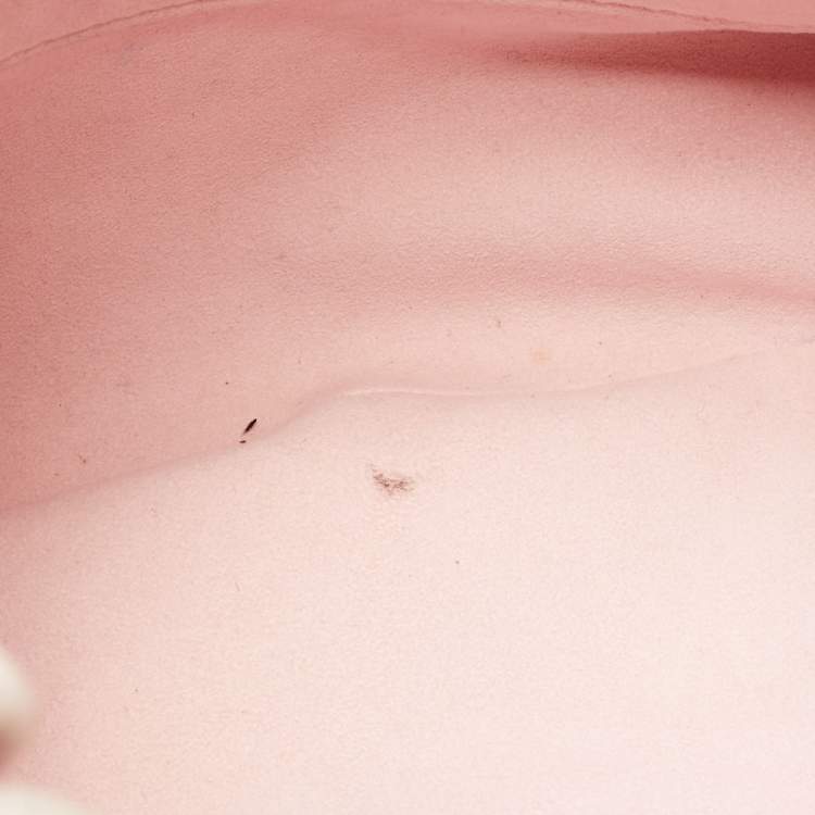 Pre Owned Louis Vuitton Pink Washed Denim Monogram Limited Edition Sunshine Bag