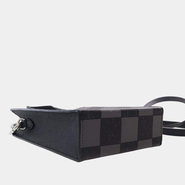 Pre Owned Louis Vuitton Sac Plat XS Damier Canvas Tote Bag