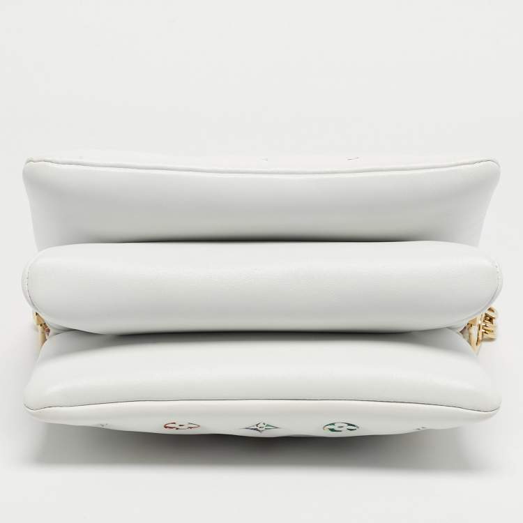 Pre Owned Louis Vuitton Monogram Garden Embossed Leather Coussin PM Bag