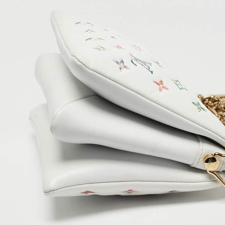 Pre Owned Louis Vuitton Monogram Garden Embossed Leather Coussin PM Bag