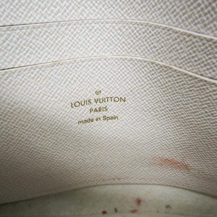 مملوكة مسبقًا Louis Vuitton Clafity Double Zip Pochette Black Brown White Coated Canvas Shoulder Bag