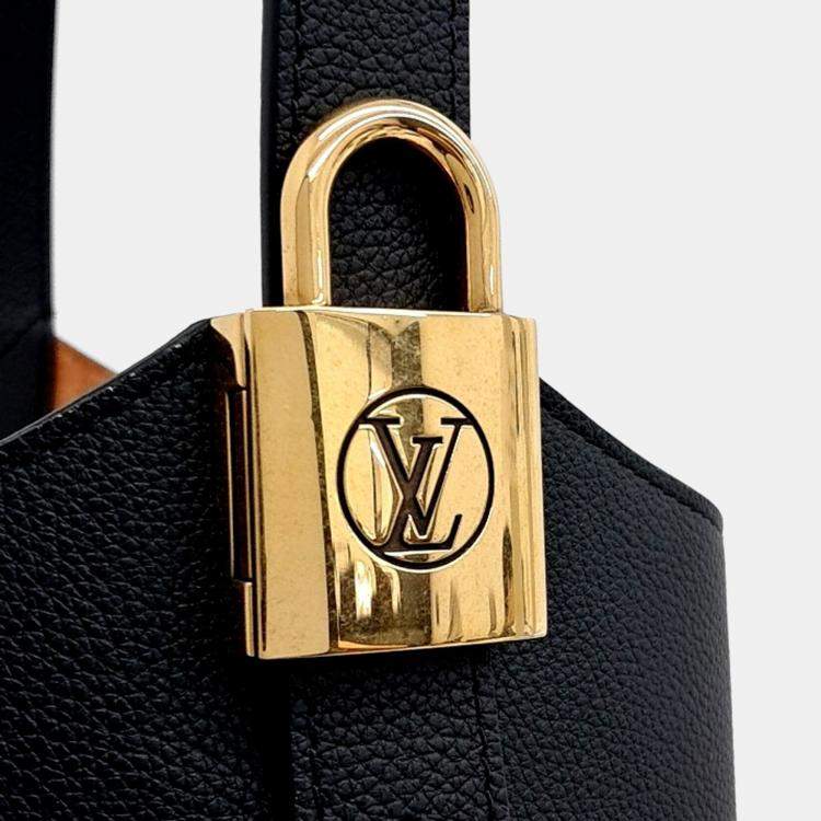 Pre Owned Louis Vuitton Low Key MM Mahina Calfskin Leather Hobo Bag