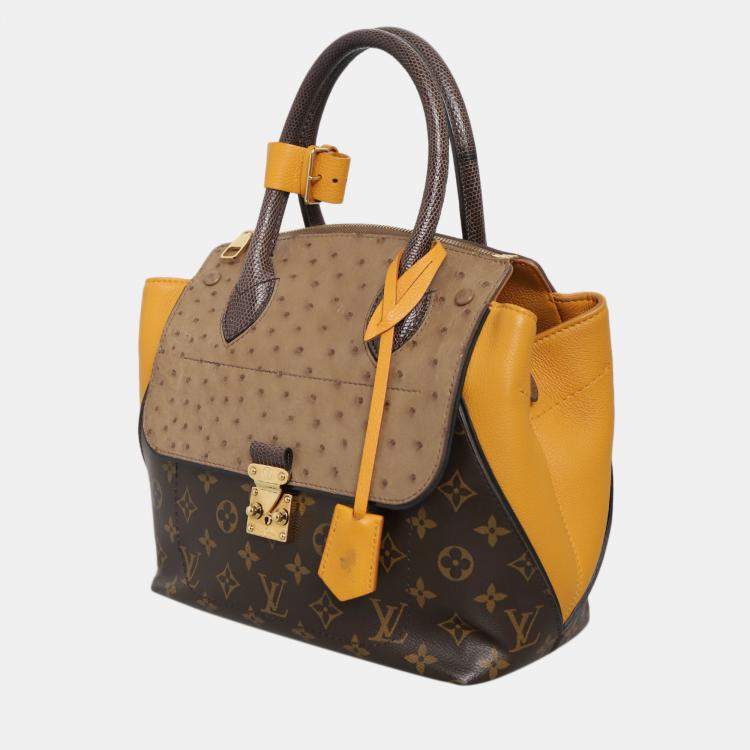 Pre Owned Louis Vuitton Majestueux PM Exotic Leather Tote Bag