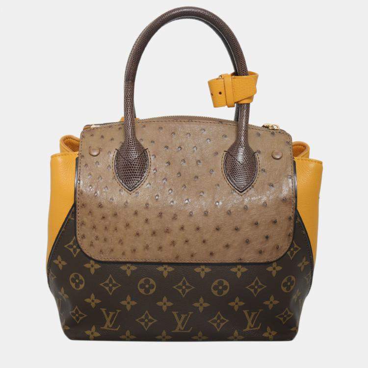 Pre Owned Louis Vuitton Majestueux PM Exotic Leather Tote Bag
