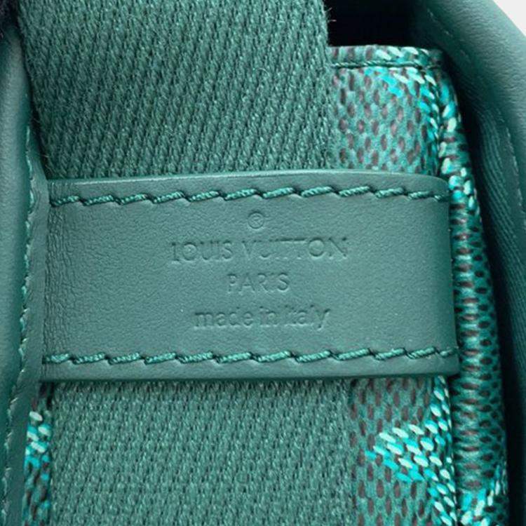 Pre Owned Louis Vuitton Green Monogram Heritage Bosphore Wearable Wallet