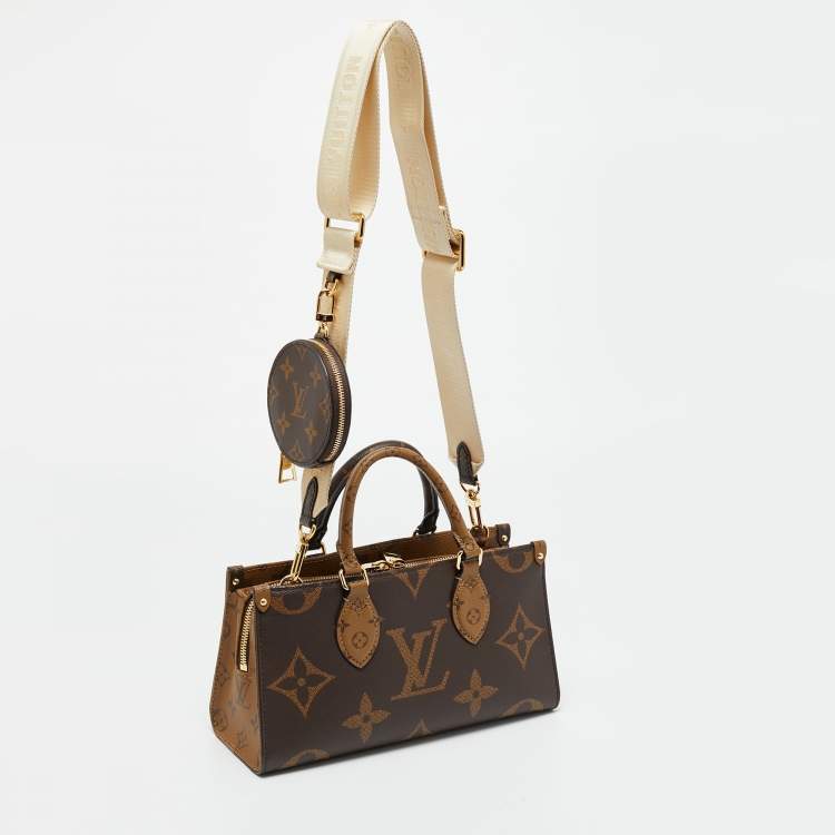 Pre Owned Louis Vuitton Monogram Giant Reverse Canvas Onthego East West Bag