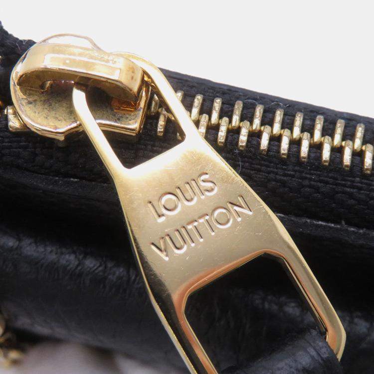 Pre Owned Louis Vuitton Porto Cult Recto Verso Noir Monogram Empreinte Leather