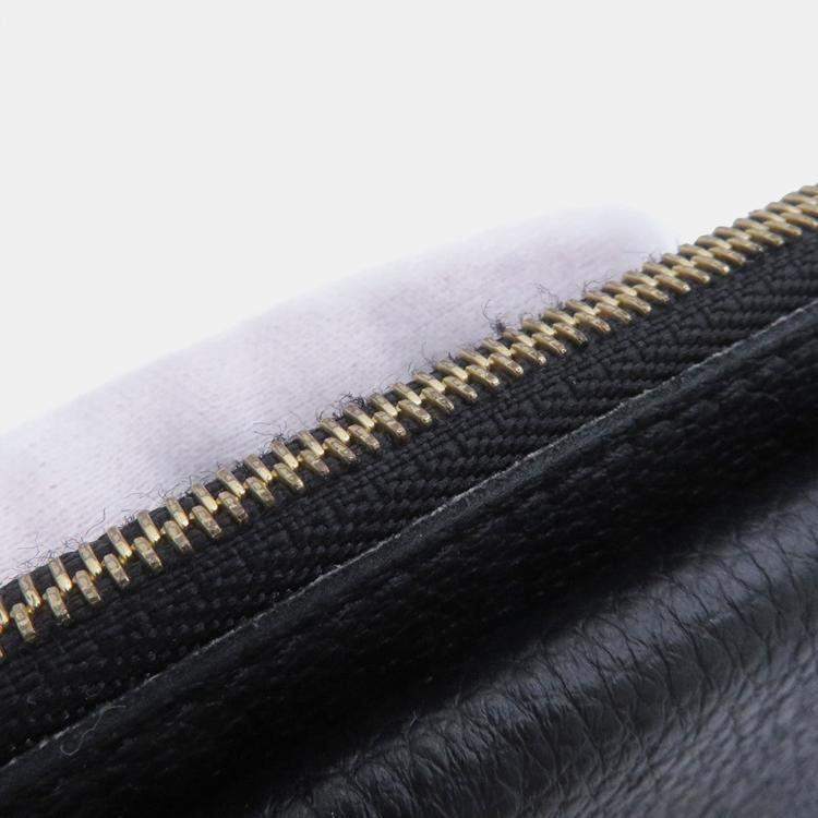 Pre Owned Louis Vuitton Porto Cult Recto Verso Noir Monogram Empreinte Leather