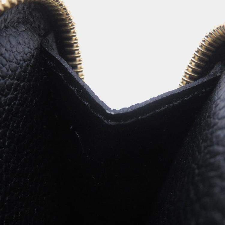 Pre Owned Louis Vuitton Porto Cult Recto Verso Noir Monogram Empreinte Leather