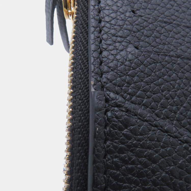 Pre Owned Louis Vuitton Porto Cult Recto Verso Noir Monogram Empreinte Leather