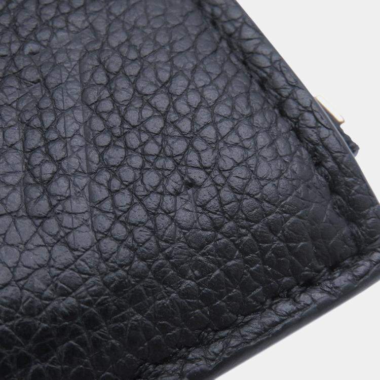 Pre Owned Louis Vuitton Porto Cult Recto Verso Noir Monogram Empreinte Leather