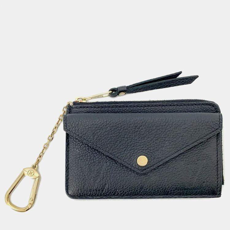 Pre Owned Louis Vuitton Porto Cult Recto Verso Noir Monogram Empreinte Leather