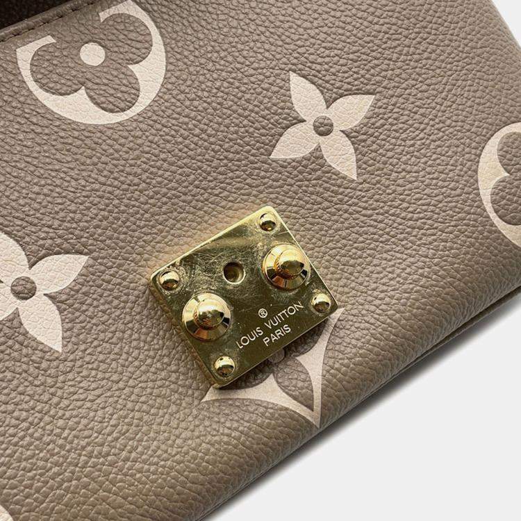 مملوكة مسبقًا Louis Vuitton Pochette Metis Ew Tourterelle Claim Monogram Empreinte Leather