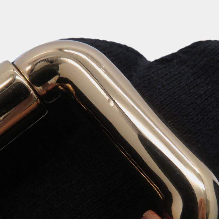 Pre Owned Louis Vuitton Bumbag Blue/Yellow Monogram Denim