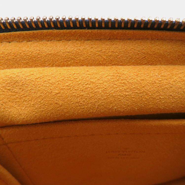 Pre Owned Louis Vuitton Bumbag Blue/Yellow Monogram Denim