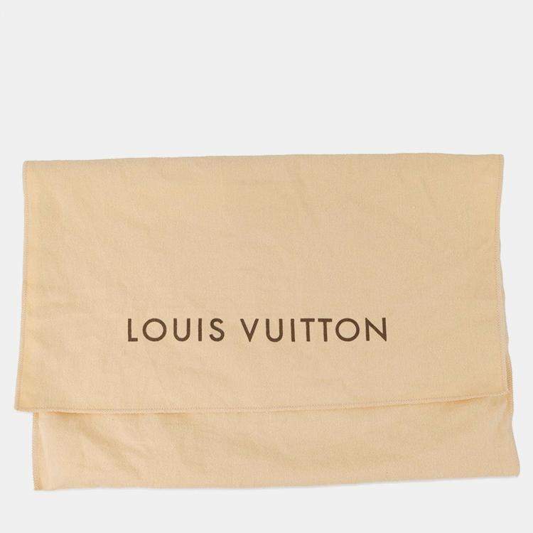 Pre Owned Louis Vuitton Sac Ad Blue/Yellow Monogram Denim Size Pm