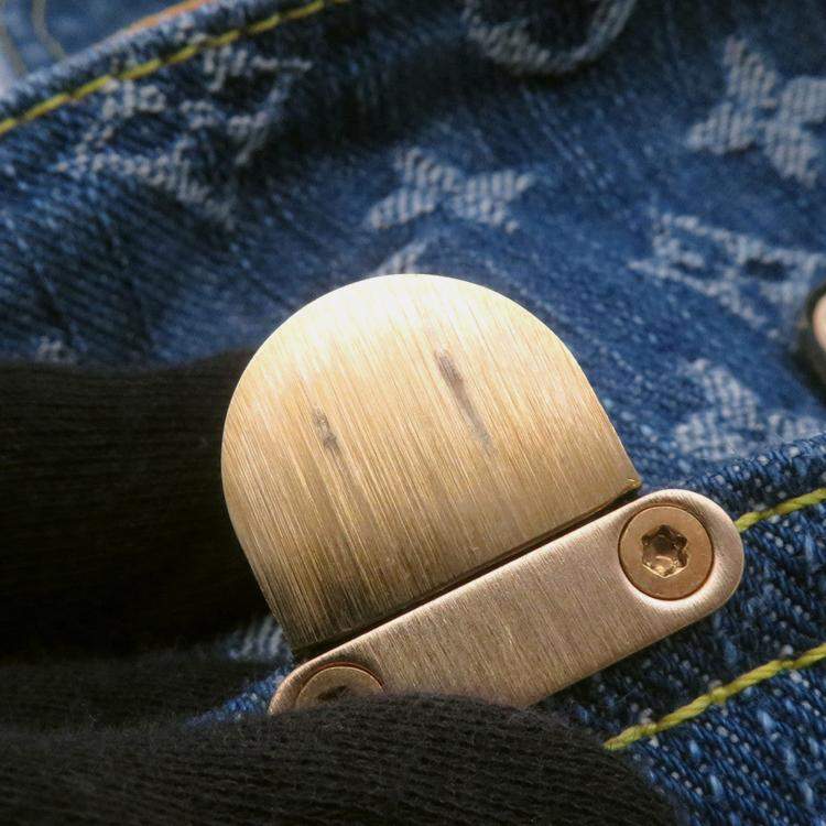 Pre Owned Louis Vuitton Sac Ad Blue/Yellow Monogram Denim Size Pm