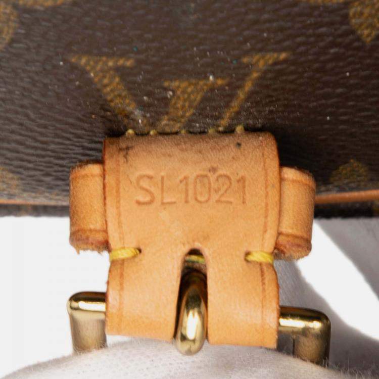 Pre Owned Louis Vuitton Brown Monogram Sologne