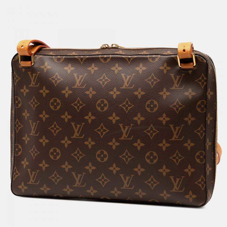Pre Owned Louis Vuitton Brown Monogram Soft Trunk Messenger MM