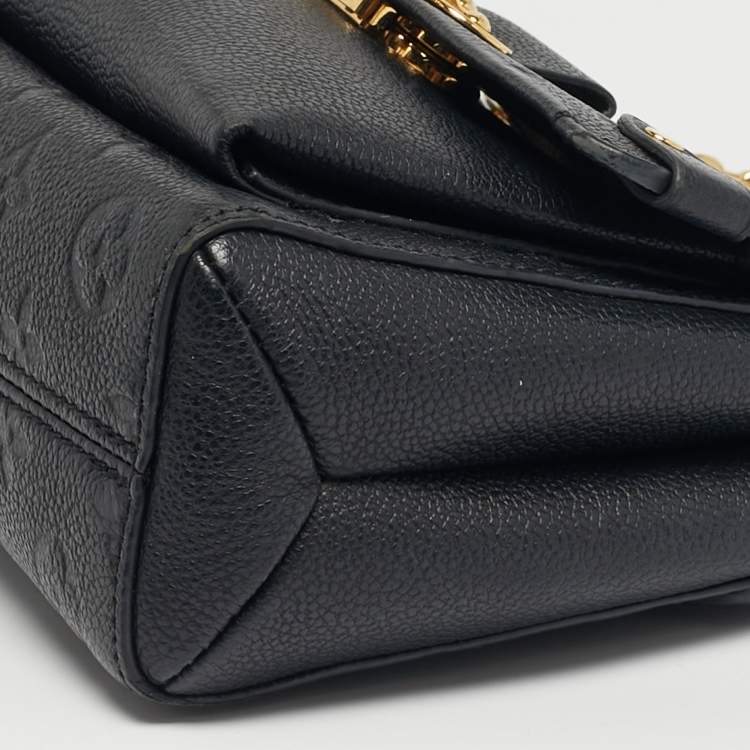Pre Owned Louis Vuitton Black Monogram Empreinte Leather Vavin BB Bag