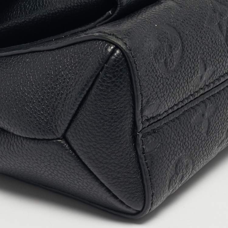 Pre Owned Louis Vuitton Black Monogram Empreinte Leather Vavin BB Bag
