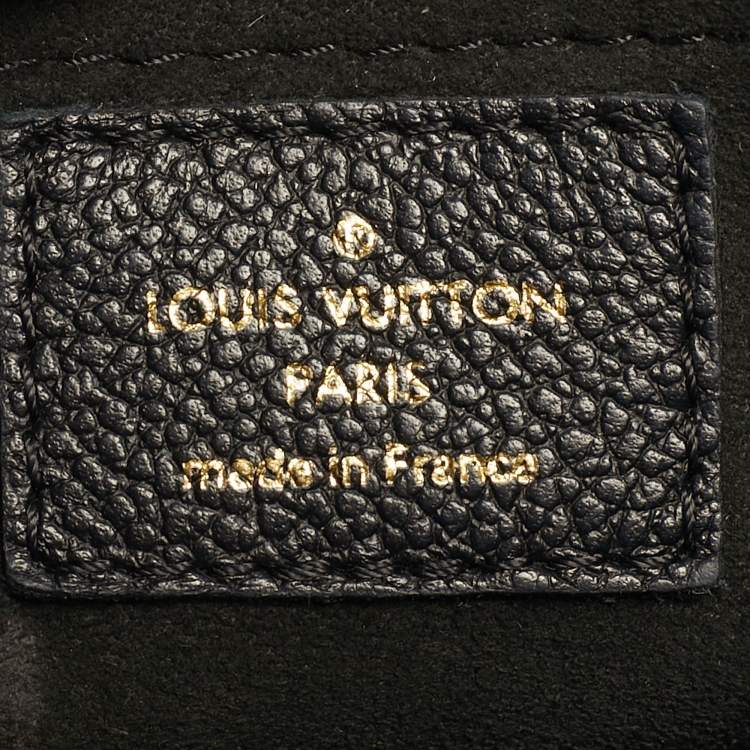 Pre Owned Louis Vuitton Black Monogram Empreinte Leather Vavin BB Bag