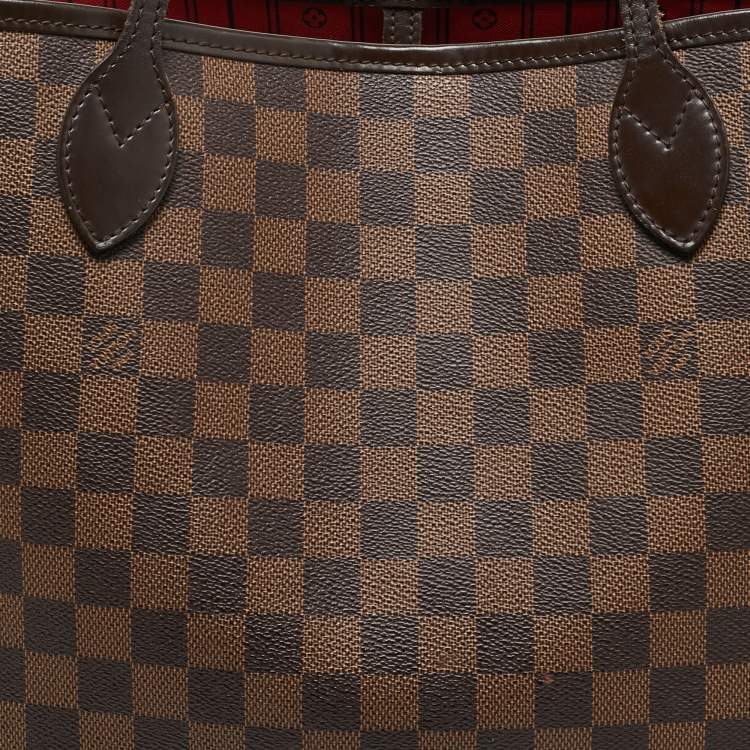 Pre Owned Louis Vuitton Damier Ebene Canvas Neverfull GM Bag