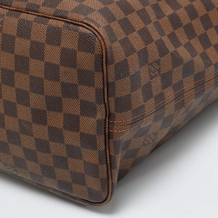 Pre Owned Louis Vuitton Damier Ebene Canvas Neverfull GM Bag