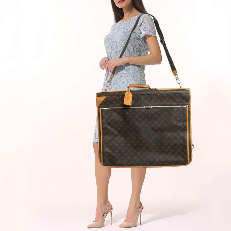 Pre Owned Louis Vuitton Monogram Canvas Garment Cover Bag