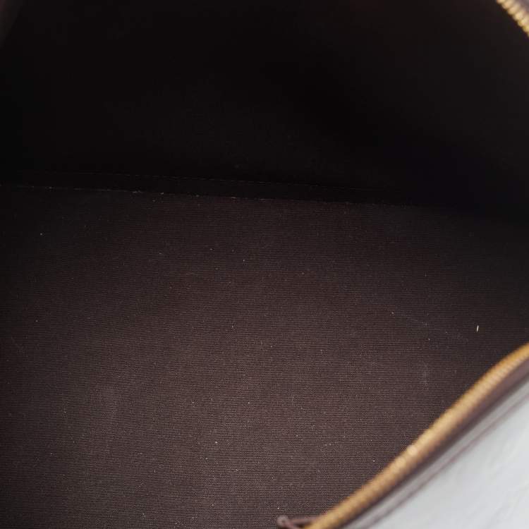 Pre Owned Louis Vuitton Alma GM Amarante Monogram Vernis Bag