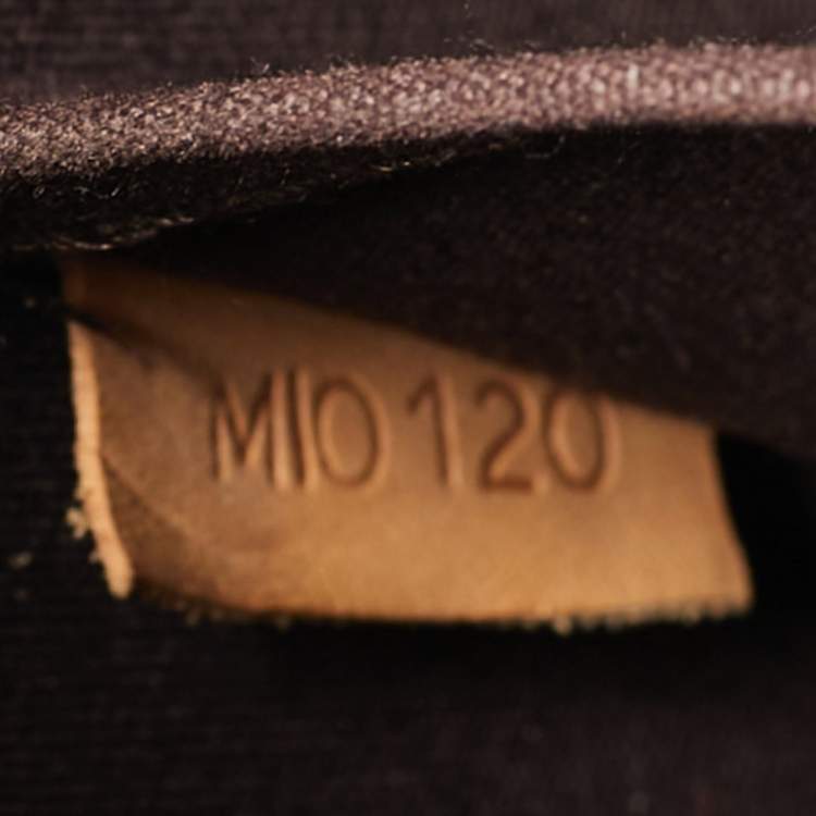 Pre Owned Louis Vuitton Alma GM Amarante Monogram Vernis Bag