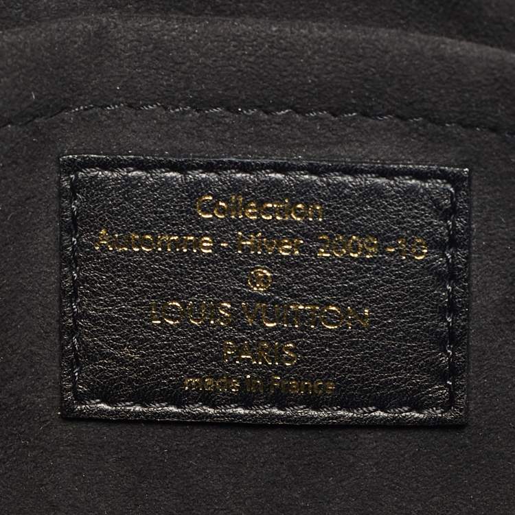 Pre Owned Louis Vuitton Pochette Accessoires Black Monogram Eclipse Sequins Bag