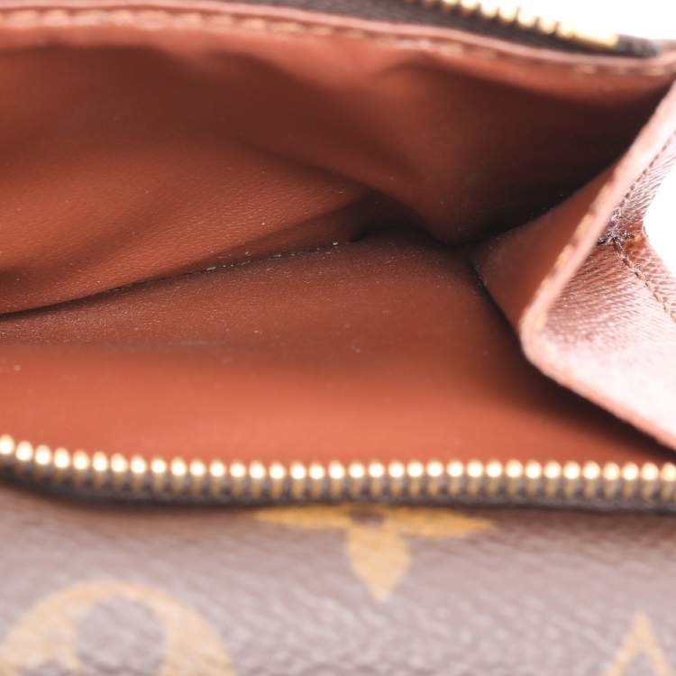 Pre Owned Louis Vuitton Anais Monogram Canvas Trifold Wallet