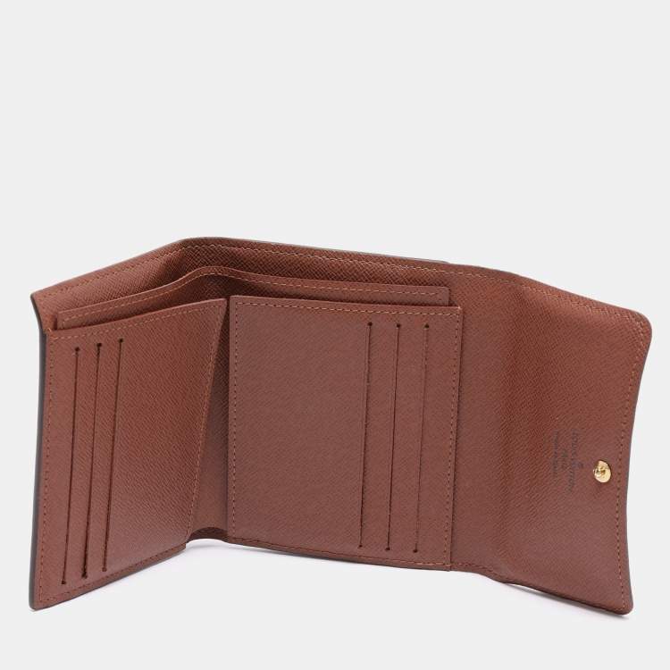 Pre Owned Louis Vuitton Anais Monogram Canvas Trifold Wallet