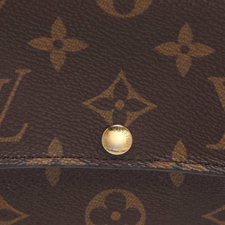Pre Owned Louis Vuitton Anais Monogram Canvas Trifold Wallet