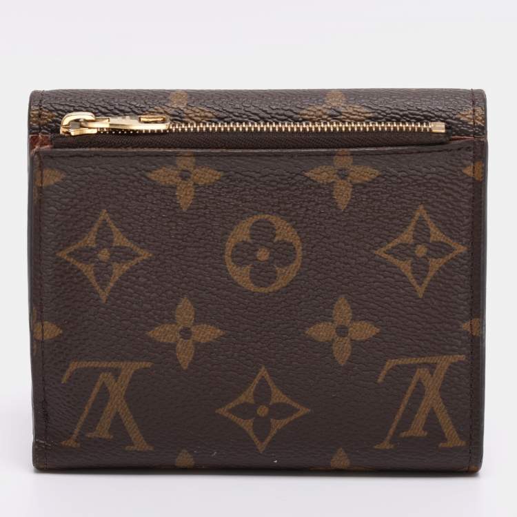 Pre Owned Louis Vuitton Anais Monogram Canvas Trifold Wallet