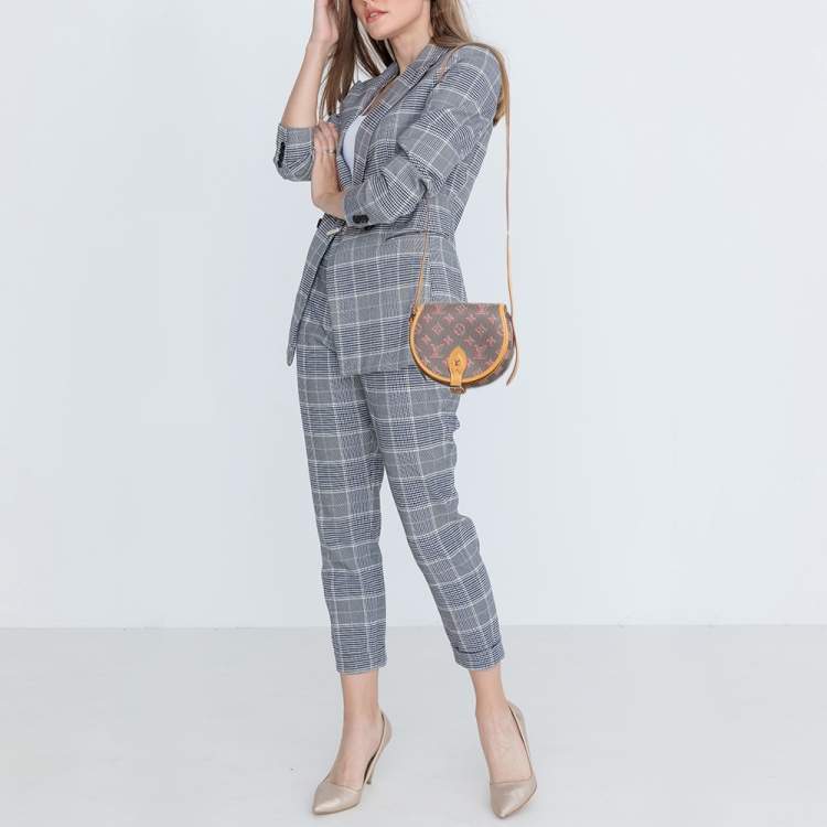 Pre Owned Louis Vuitton Tambourine NM Rose Monogram Pop Print Bag