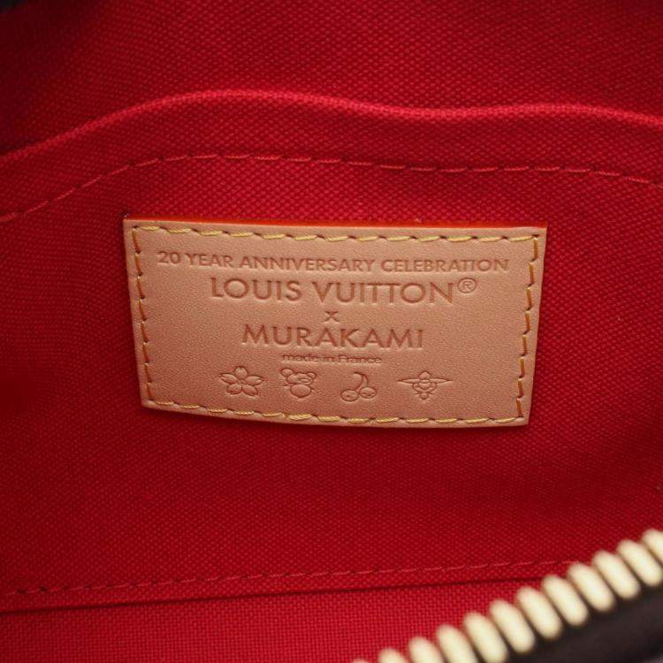 Pre Owned Louis Vuitton Speedy 20 Handbag Coated Canvas And Leather Monogram Cherry Brown