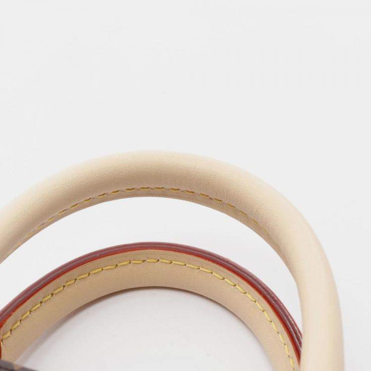 Pre Owned Louis Vuitton On The Go Bb Handbag Coated Canvas And Leather Monogram Brown