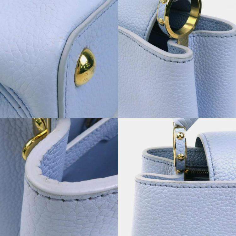 مملوكة مسبقًا Louis Vuitton Handbag Shoulder Bag Capucines Bb Leather Light Purple X Ivory