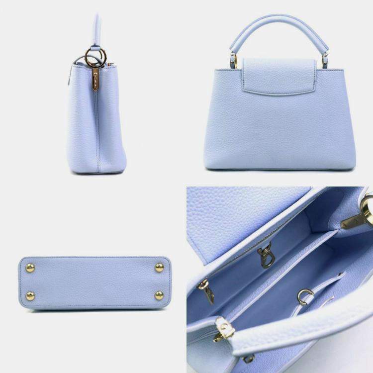 مملوكة مسبقًا Louis Vuitton Handbag Shoulder Bag Capucines Bb Leather Light Purple X Ivory