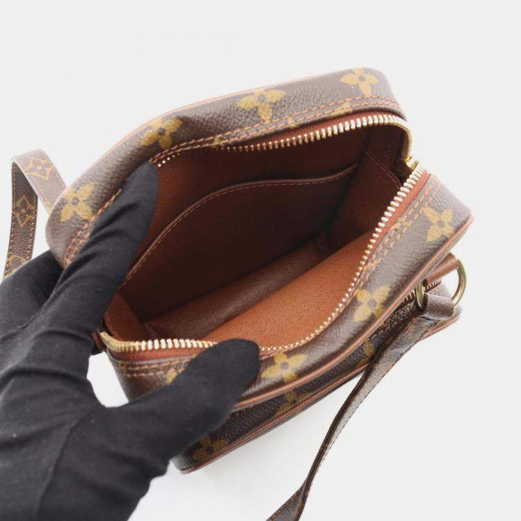 مملوكة مسبقًا Louis Vuitton X Comme Des Garcons Sac De Poche Shoulder Bag Coated Canvas And Leather With Monogram Pattern Brown