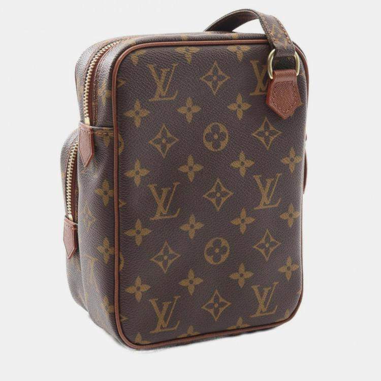 مملوكة مسبقًا Louis Vuitton X Comme Des Garcons Sac De Poche Shoulder Bag Coated Canvas And Leather With Monogram Pattern Brown