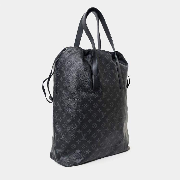 Pre Owned Louis Vuitton 2017 Black Monogram Eclipse Cabas Light Tote