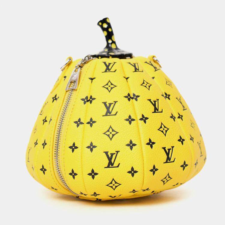 Pre Owned Louis Vuitton x Yayoi Kusama Monogram Pumpkin Shoulder Bag